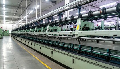 Poster - Industrial Production Machinery in Modern Factory Environment