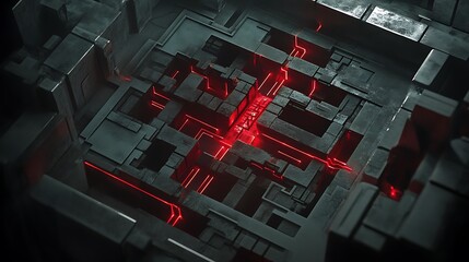 A cyber maze with digital traps and protective algorithms

