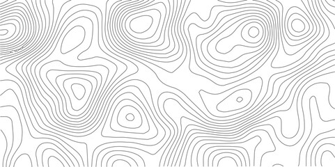 Poster - Abstract topographic contours map background .Topographic background and texture, monochrome image. Topography and geography map grid abstract backdrop. Business concept. Topography map concept.	