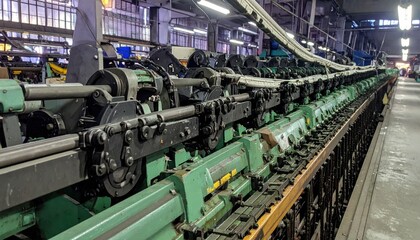 Poster - Industrial Machinery in Factory with Automation Equipment and Tools
