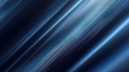 Poster - Sleek Blue Gradient with Diagonal Digital Lines for Background Design