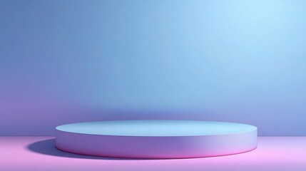 Poster - soft abstract digital background with drop shadow in gradient hues