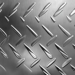 Poster - Silver metal texture background design