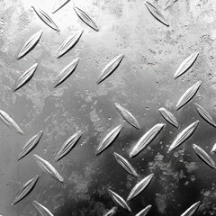 Poster - Silver metal texture background design