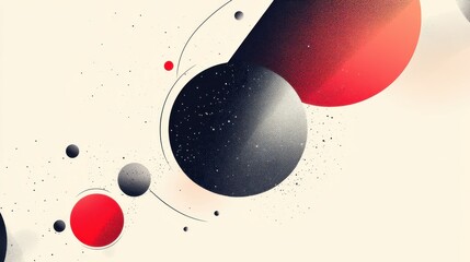 Poster - Abstract hi-tech geometric shapes background. Vector design illustration , no logos, no brands