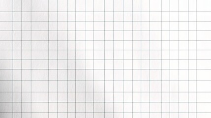 Poster - Clean White Paper Grid Background for Minimalist Design Projects