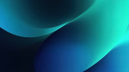 Poster - Smooth Gradient Background Transitioning from Navy to Electric Teal
