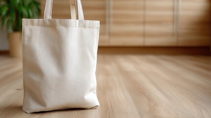 Poster - Tote Bag Displayed in a Cozy Living Space With Natural Light Streaming Through a Window