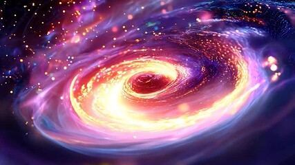 Wall Mural - Swirling galaxy formation abstract cosmos background