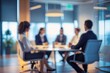 © Michael - Blurred Professional Discussion Room with Modern Office Elements