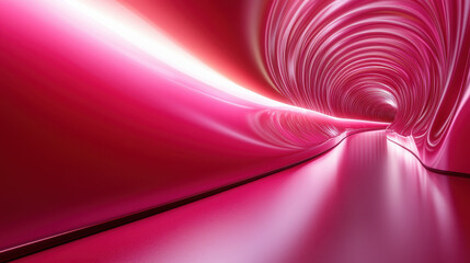 Poster - Modern aesthetic shows a realistic 4K side view of a kenmima 3D background with a tunnel in an abstract setting, providing depth and an illusion of speed.