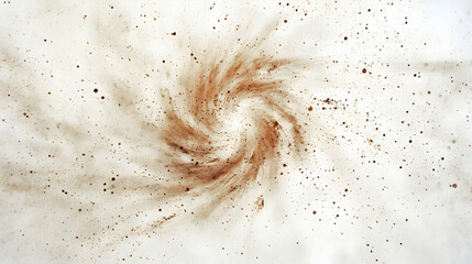 Poster - Swirling Particle Formation: A Visual Representation of Chaotic Dynamics