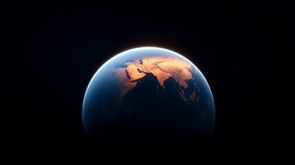 stunning high resolution earth from space at night