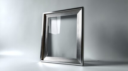 Poster - Empty decorative frame on a neutral background, ready for a photo or artwork.