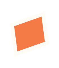 Wall Mural - brutalist geometric icon sticker. abstract shape and form create a bold visual element. minimal styl