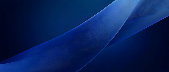 Poster - Dynamic blue waves gracefully flow across a dark background, creating a serene and calm atmosphere. Ideal for abstract design and digital art.