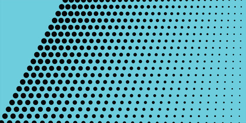 Fototapete - Dotted halftone gradient texture. Repeating dots gradation design abstract modern simple for banner and wallpaper