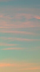 Wall Mural - twilight and dawn sky with cumulus cloud time lapse in an evening 4k footage.