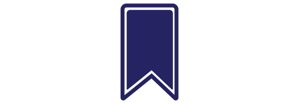 Bookmark outline vector icons set.