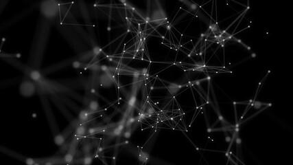 Poster - Connect abstract concepts of cybersecurity technology and digital data protection. information technology internet concept.
