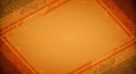 Poster - A faded orange background with a red line