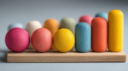 Poster - Vibrantly colored easter eggs representing clear cost structure concept and pricing logic in market dynamics