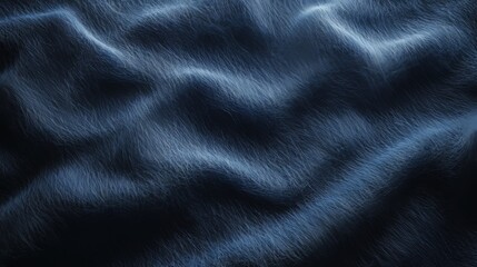 Poster - Dark Fabric Texture Displays Subtle Ripples Under Soft Lighting in an Indoor Setting