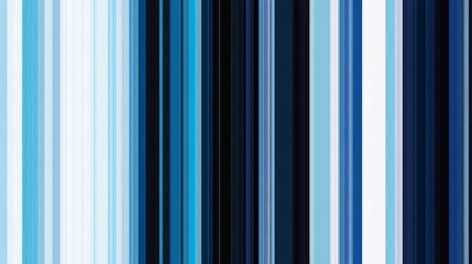 Poster - Abstract Composition of Vertical Blue and White Lines Creating a Modern Art Effect, Showcasing Vibrant Hues and Gradients in a Creative Digital Artwork