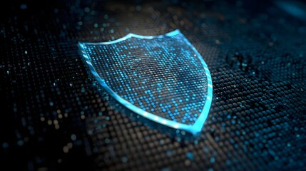 Poster - Exploring the Modern Digital Concept of Cyber Security Padlock Safeguarding Information and Protecting Data Through Advanced Digital Technology Solutions Against Cyber Threats