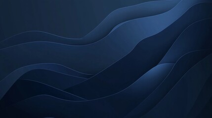 Aufkleber - Dark Abstract Background With Flowing Curves Creating a Smooth, Textured Appearance for Design Purposes