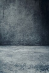 Poster - Dark Textured Surface Illuminated by Spotlight, Creating a Dramatic Atmosphere Ideal for Performances or Presentations in a Studio Setting