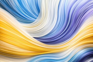 Poster - Abstract swirling vibrant colors in flowing lines.  A dynamic interplay of various hues, creating a mesmerizing visual effect