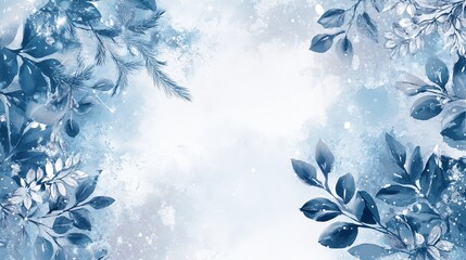Aufkleber - Delicate Floral Pattern in Cool and Warm Tones Creating an Elegant Background Design for Various Creative Projects