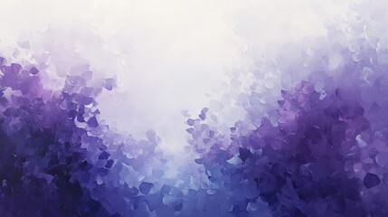 Wall Mural - Abstract painting of soft purple and blue tones.