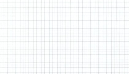 Poster - Clean, minimalist white graph paper background with fine grid , structure, notebook