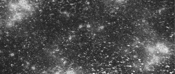 Poster - abstract texture cosmic or lunar surface with white specks and irregular cloudy formation. Galactic dust, or mineral-rich rock. Gray texture in shallow cracks and concert wall. 