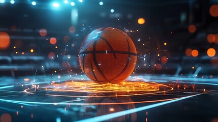 Poster - Futuristic Basketball: A Dynamic Fusion of Sport and Technology