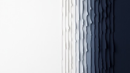 Poster - Abstract layered graphic with a vertical gradient of muted tones from white to dark gray