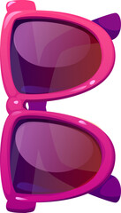 Fototapete - Summer vacation trip cartoon font sunglasses letter B. Holiday vacation kids ABC typeset symbol, summer travel vector latin typeface element. Tourist leisure English alphabet font letter or type sign