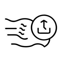 Poster - Fast drying fabric icon, for website design