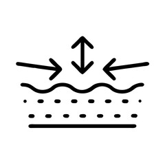 Poster - Simple surface preparation icon, for presentations and websites