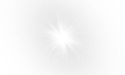 Wall Mural - png light with sun glare. overlay sun, sunrays, and glare in png format. gold flare and glare. png s