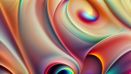 Wall Mural - Abstract background with neon liquid colorful waves, colors shift and blend seamlessly, producing a dynamic and vibrant effect. Loop animation, seamless endless footage.