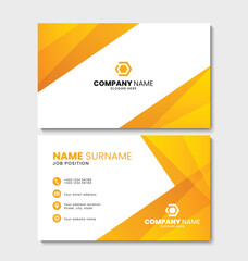 Fototapete - Creative name card design template. Professional business card layout design. Vector illustration