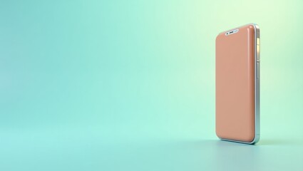 Poster - torchscript. mobile code etched. isolated background, copyspace.. vintage pink phones code is etched