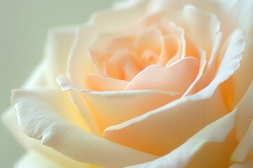 Aufkleber - Macro capture highlighting the delicate petals of a blooming flower, revealing soft hues and intricate details with gentle lighting.