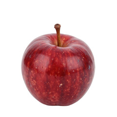 Fototapete - Shiny red apple, fresh and ripe fruit with a smooth skin, perfect for healthy snacks or as a vibrant kitchen decoration. Isolated on white background or PNG