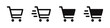 © drawing lines - Shopping cart icons set. Internet shop buy symbol. Vector illustration.