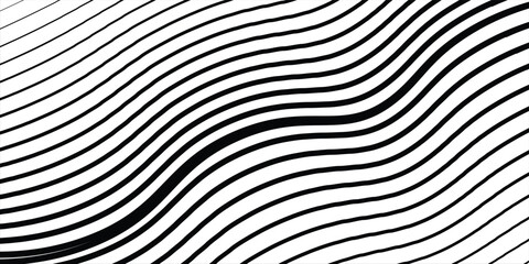 Poster - Abstract Black Diagonal Striped Background . Vector parallel slanting, oblique , distorted lines texture for banner, cover, poster, web, and promotion