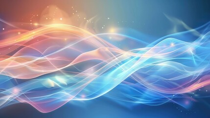 Poster - Layered abstract shapes overlapping in warm earth tones. Digital image for artistic and natural design. Background image of digital wave waving with vibrant color. Flowing motion concept. AIG51.